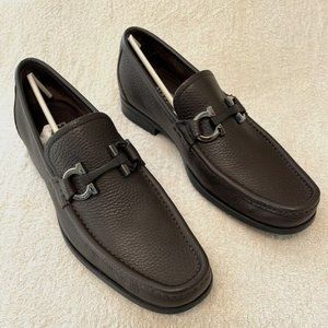 Men's Salvatore Ferragamo Grandioso Italian Leather Slip loafers